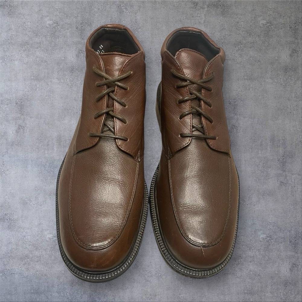 Cole Haan  Oxblood Brown‎ Leather Urban City Lace Up Chukka Boots Mens 9.5 - Picture 2 of 8